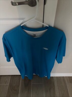 AFTCO Teal-Blue Short Sleeve Performance Tee